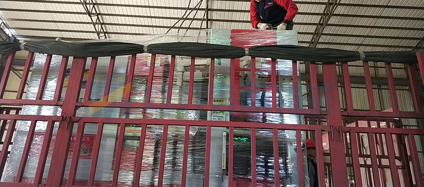 中鑄造型機再發一臺420*520機型到河南禹州